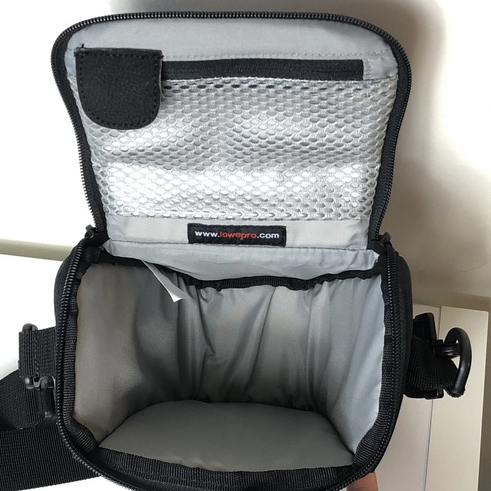 Lowepro TLZ Mini Topload Zoom DSLR Blue Camera Holster Bag w/ Adjustable Strap